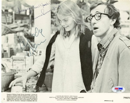 Woody Allen and Mariel Hemingway  Autographed 8X10 Photo